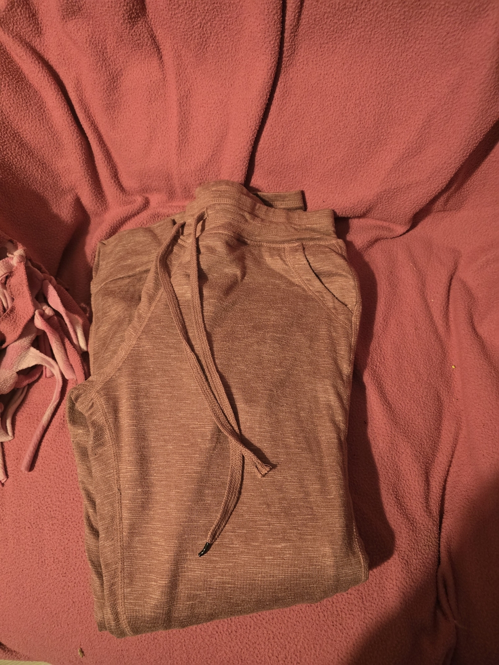 Sherpa Lined Drawstring Lounge Pants